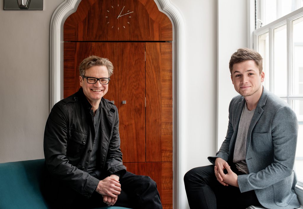 Colin Firth and Tarron Egerton for Shortlist Magazine